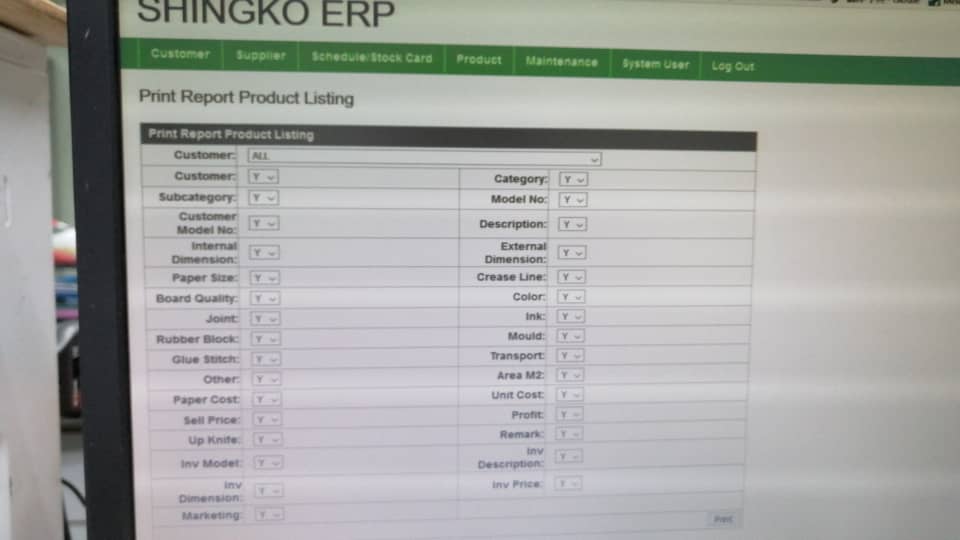 Customer team at work